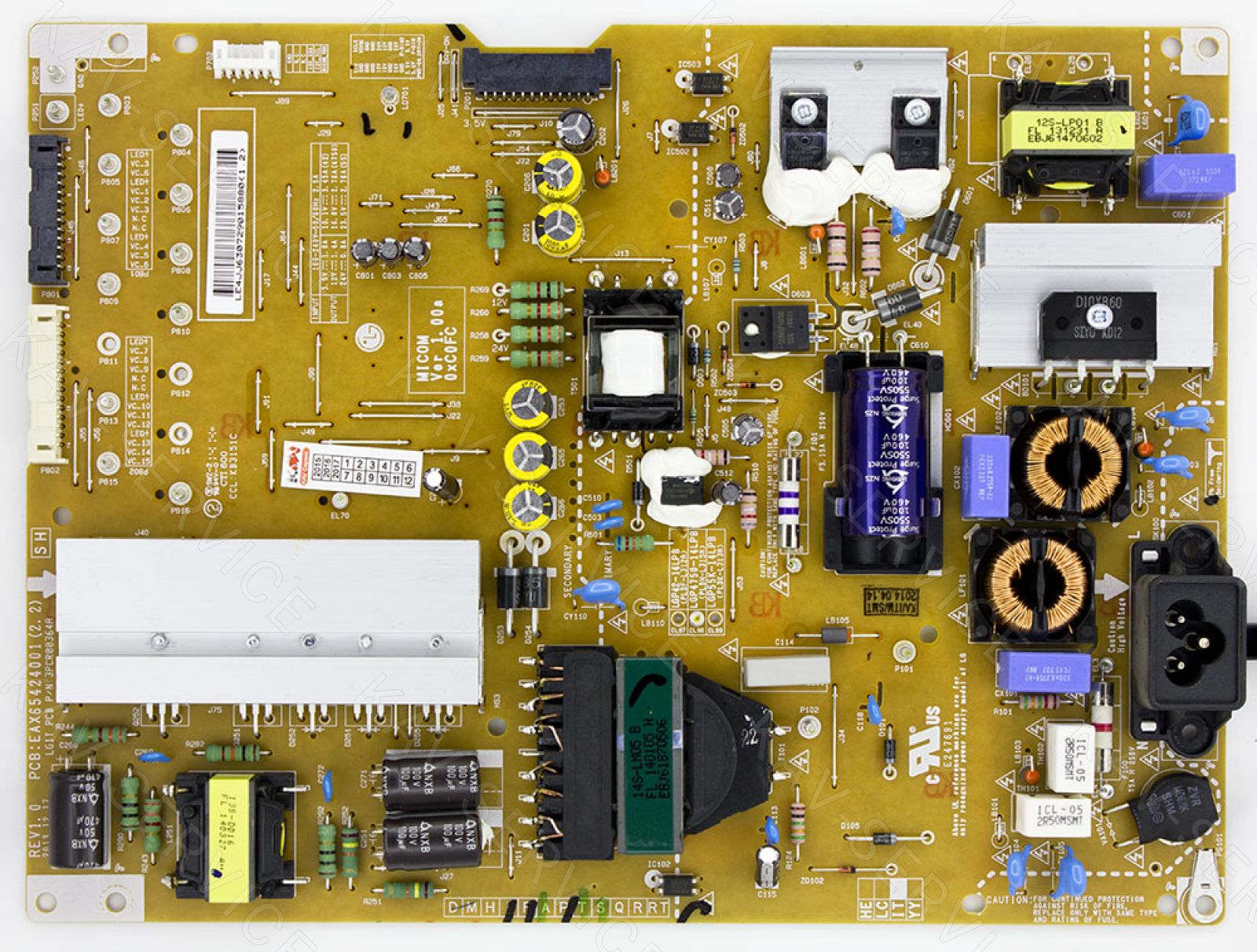 Original Power Supply Board EAX65424001(2.7) LGP55K-14LPB